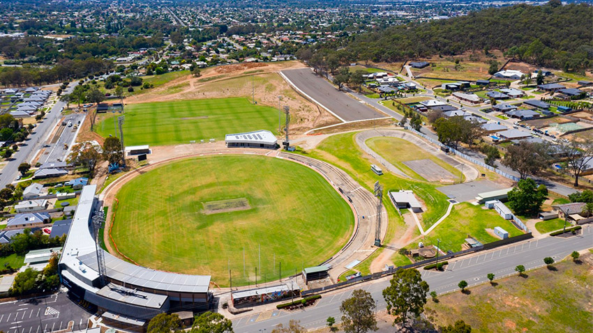 The recently-redeveloped Lavington Sports Ground will no longer host an AFL pre-season game