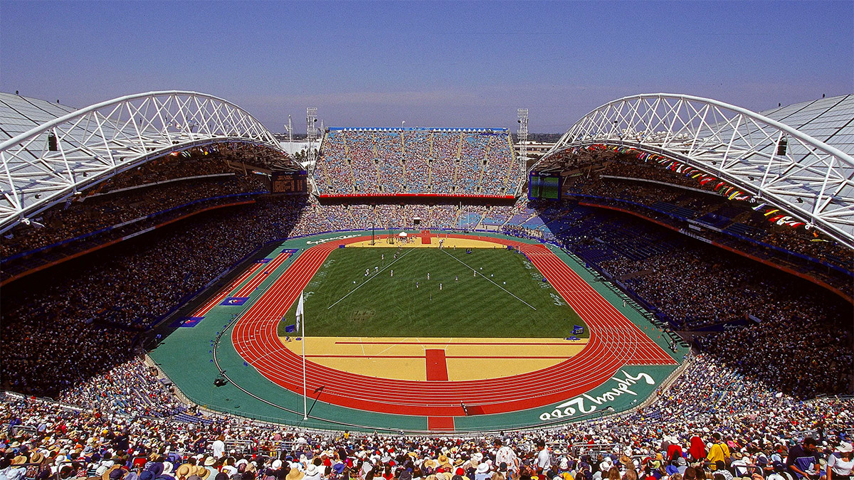 Stadium Australia during the Sydney 2000 Olympics
